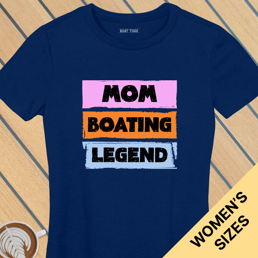 Mom boat legend - Womens T-shirt