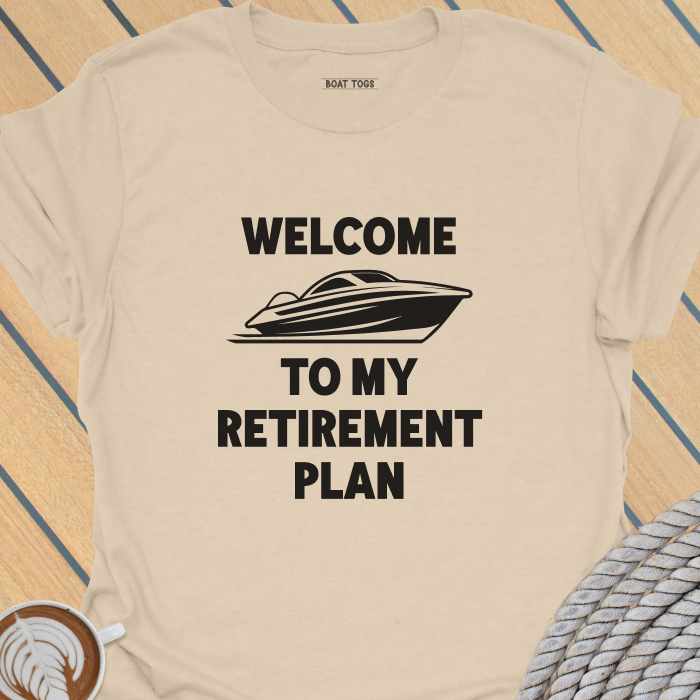 Retirement plan - sports T-shirt