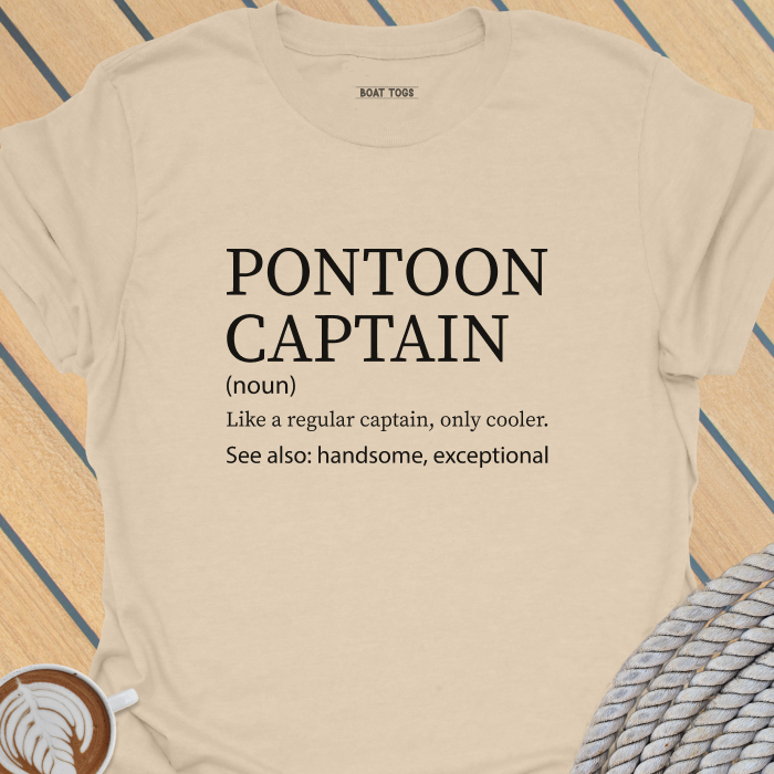Pontoon captain defn T-shirt