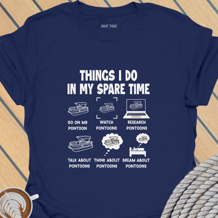 Things in my spare time - pontoon T-shirt
