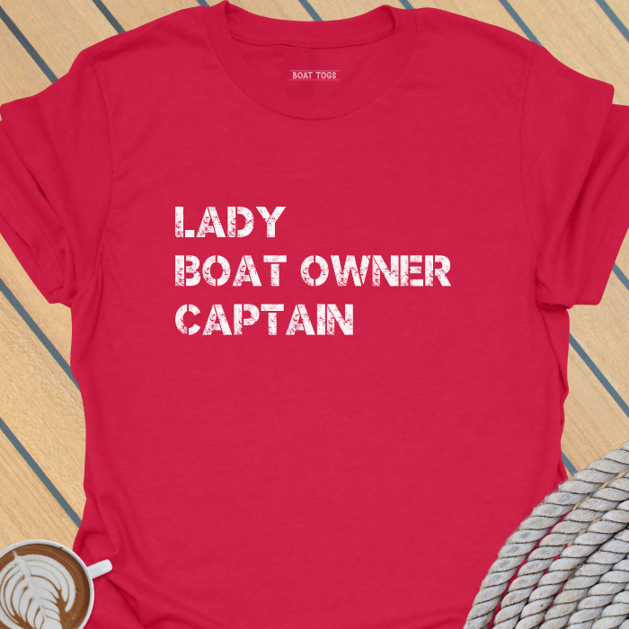 Lady owner captain T-shirt
