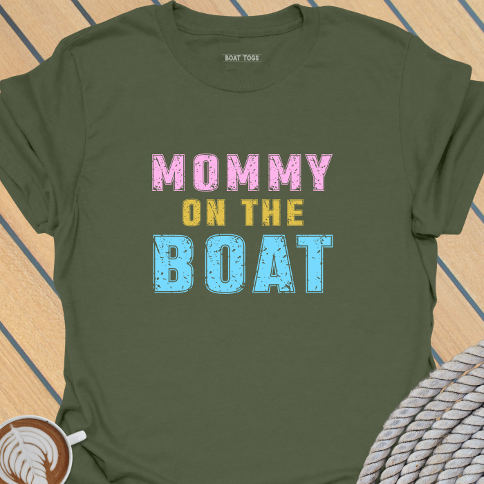 Mommy on Boat T-shirt
