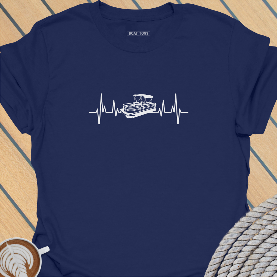 Pontoon heartbeat T-shirt