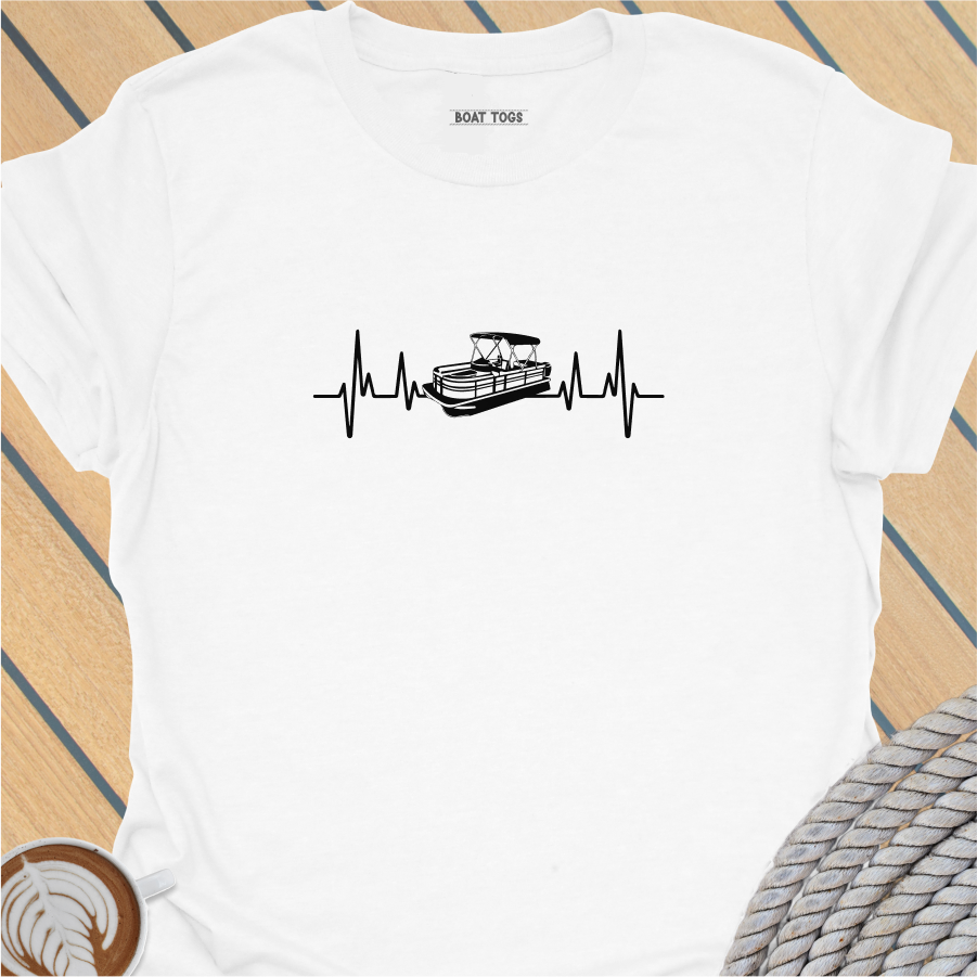 Pontoon heartbeat T-shirt