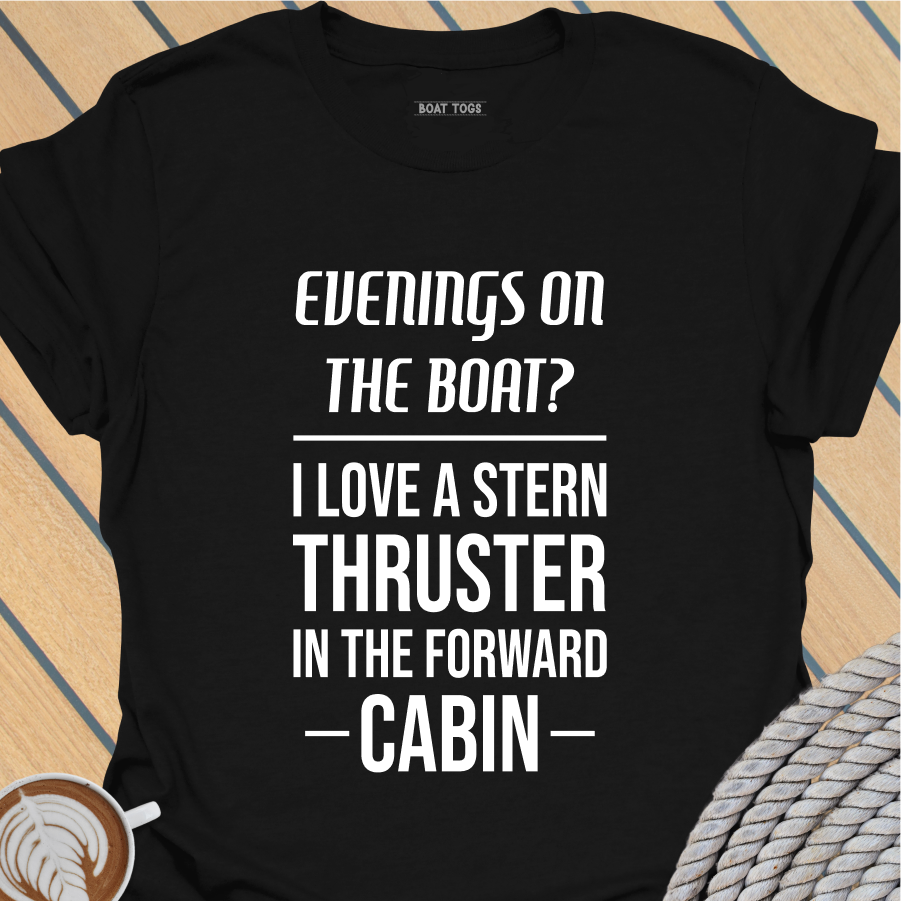 Stern thruster forward cabin T-shirt