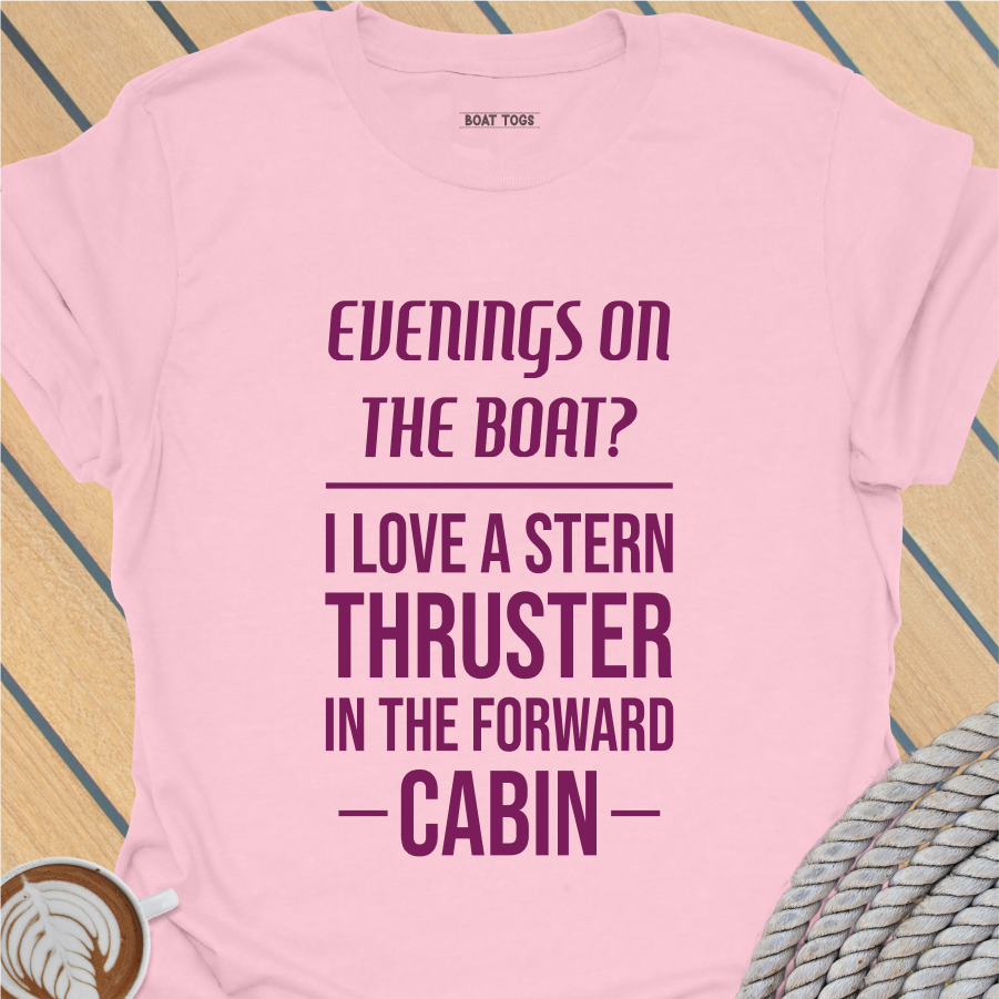 Stern thruster forward cabin T-shirt