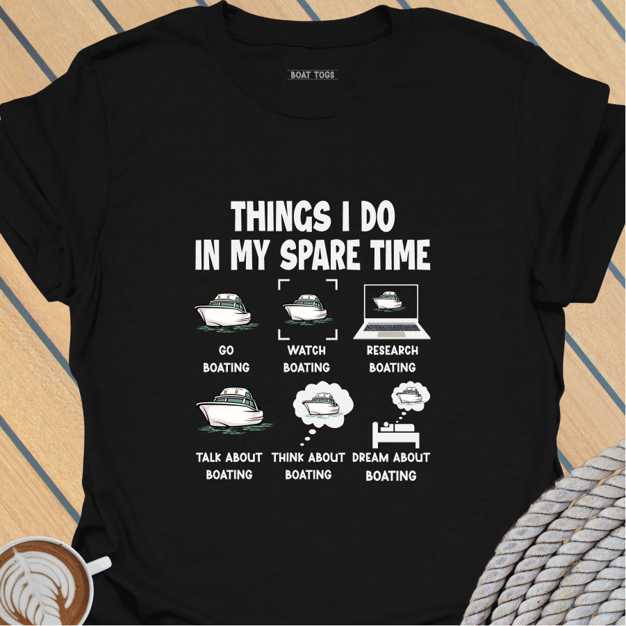 Things in my spare time - boat T-shirt