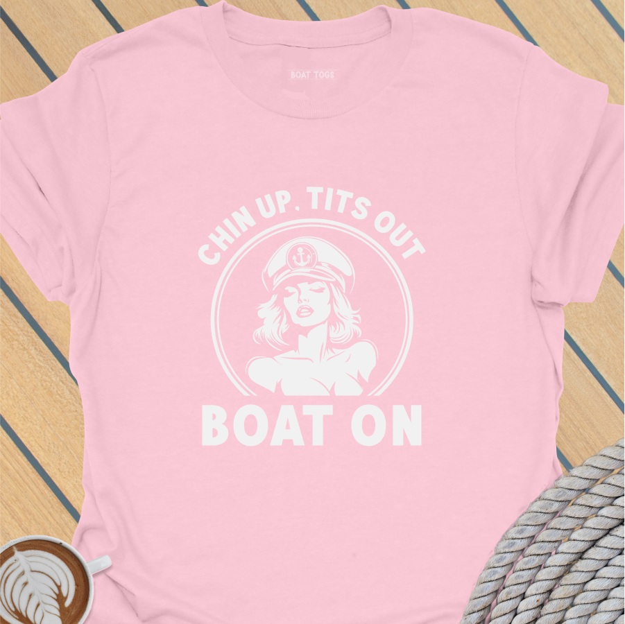 Chin Boat - circle T-shirt