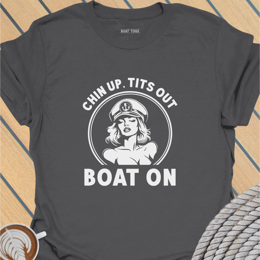 Chin Boat - circle T-shirt