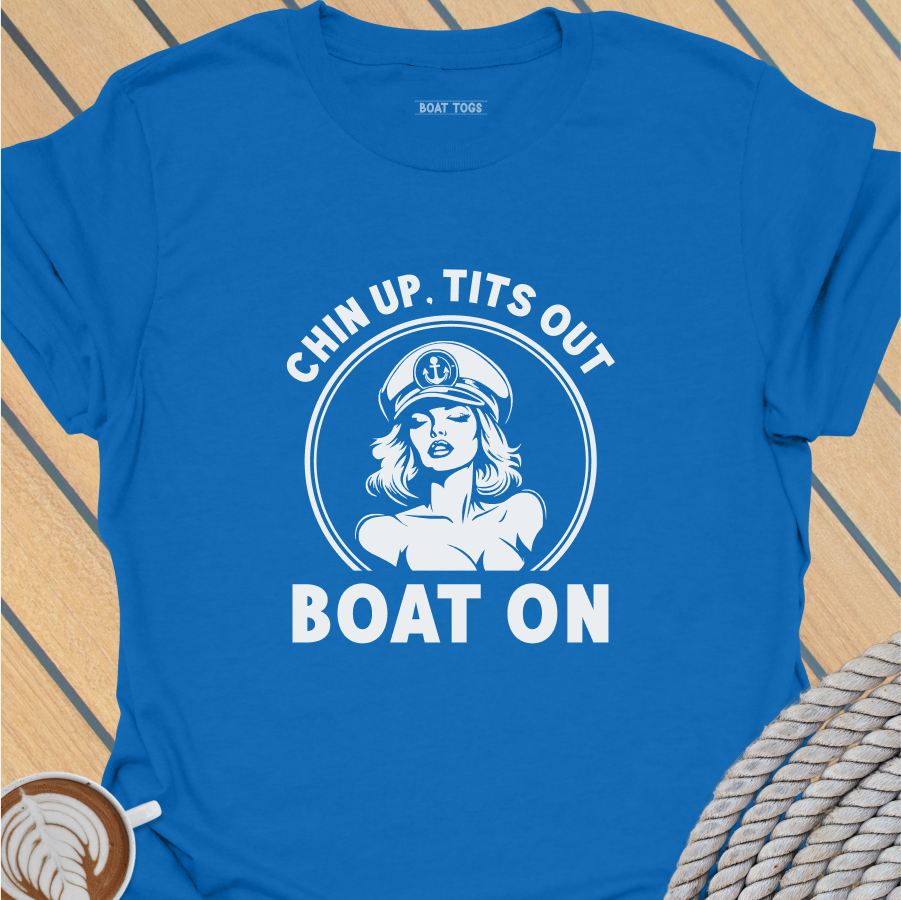 Chin Boat - circle T-shirt
