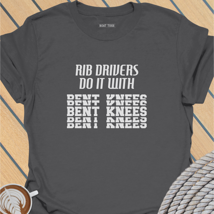 RIB drivers bent knees T-shirt