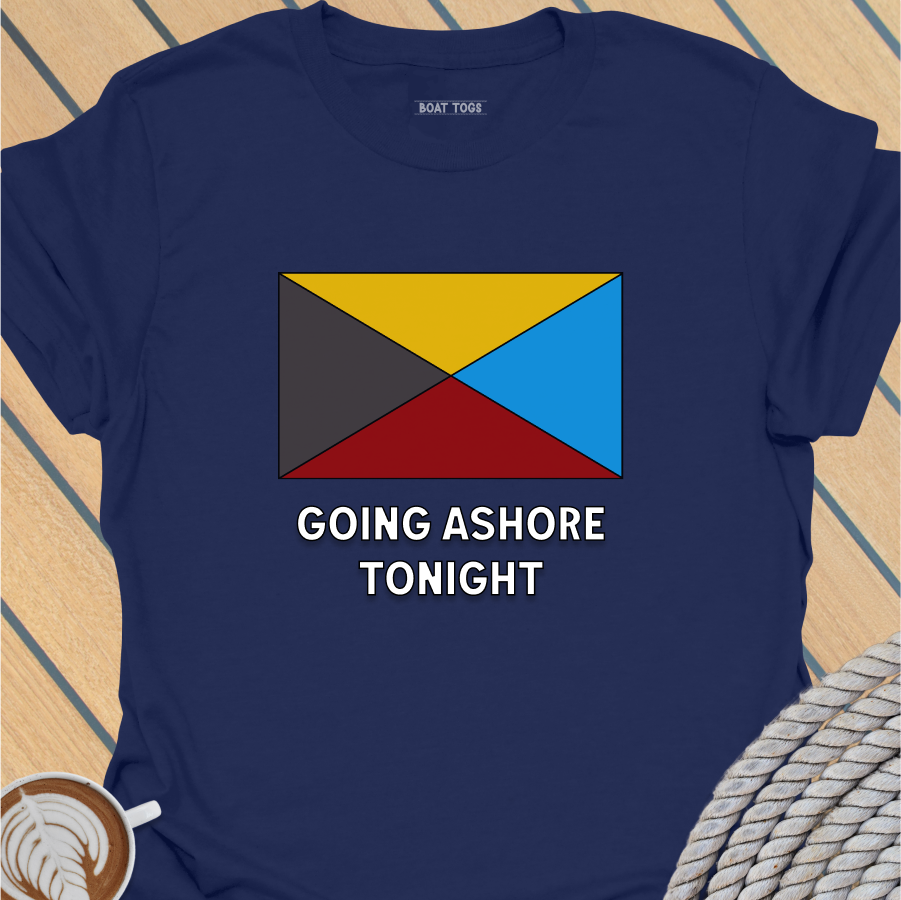 Going ashore (Zulu flag - I need a tug) T-shirt
