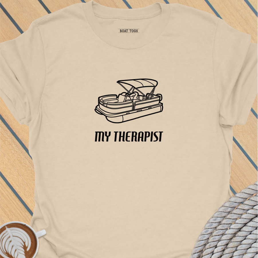 My therapist - pontoon T-shirt