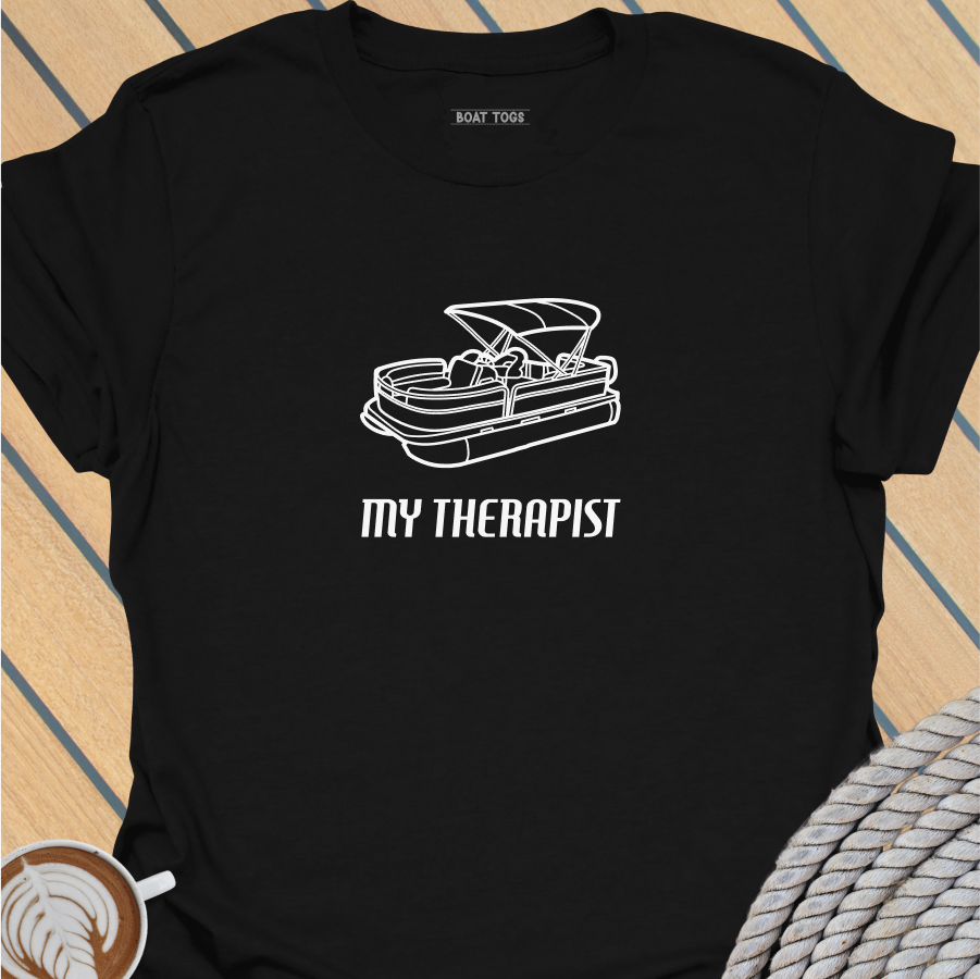 My therapist - pontoon T-shirt