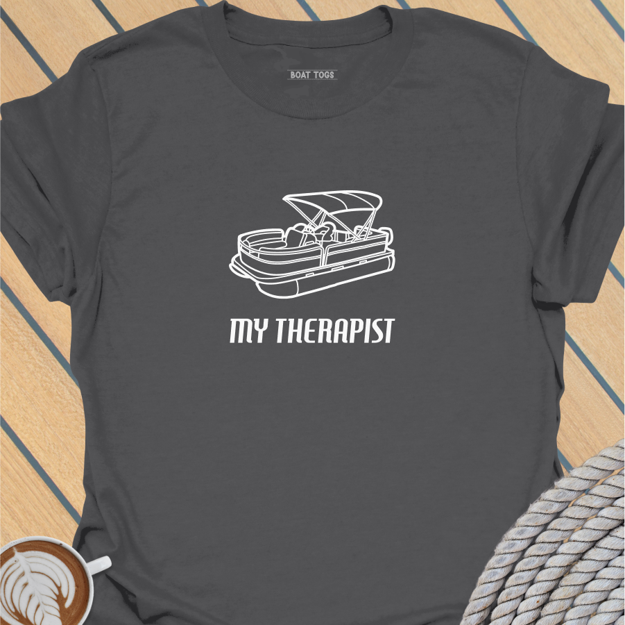 My therapist - pontoon T-shirt