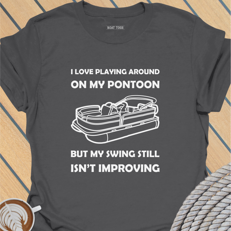 Pontoon golf round T-shirt