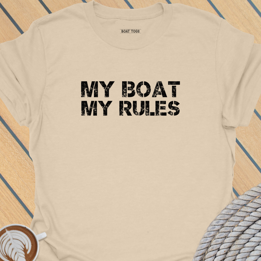 My boat my rules T-shirt