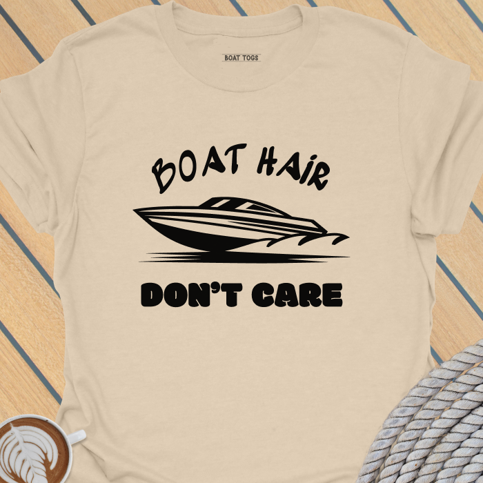 Boat hair don't care - sports T-shirt
