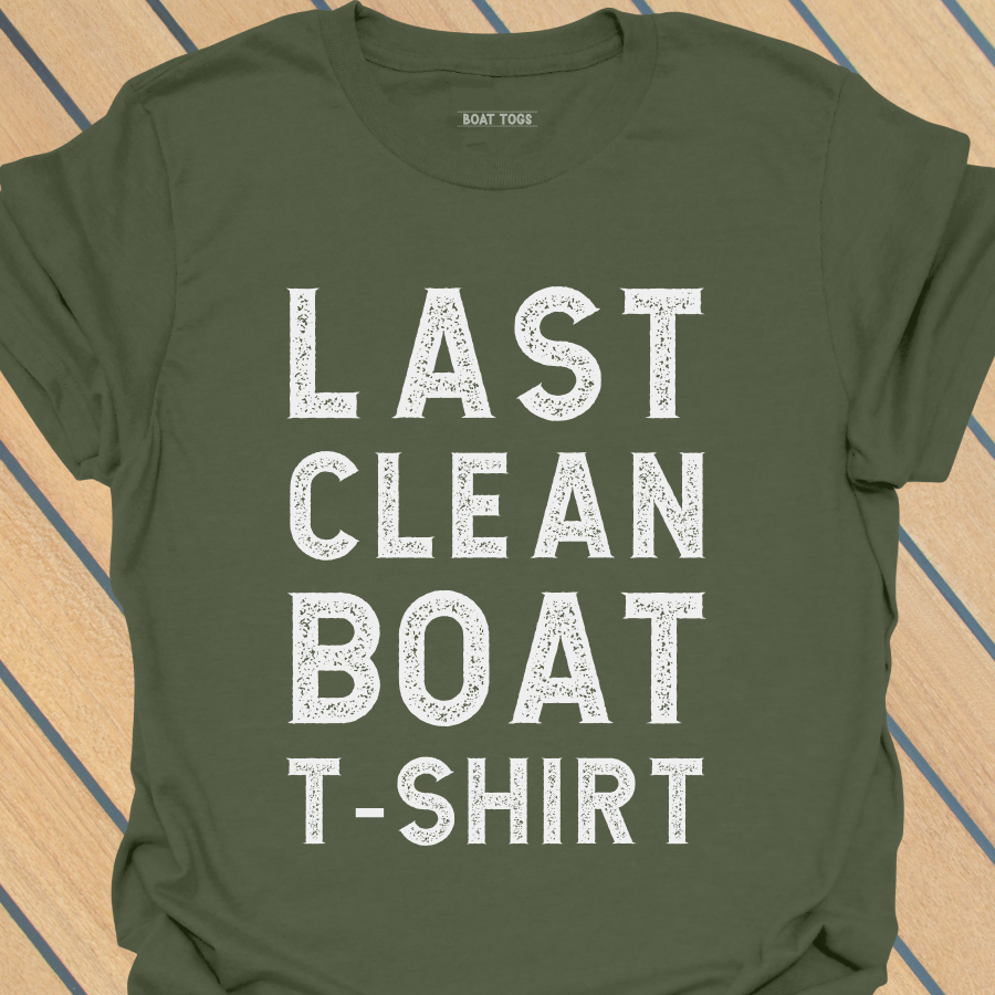 Last clean boat T-shirt