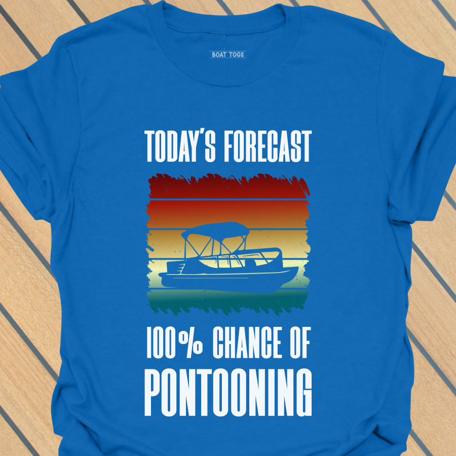 Forecast chance of pontooning T-shirt