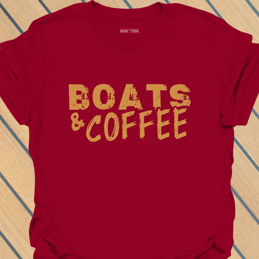 Boats and coffee T-shirt