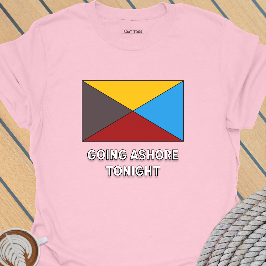 Going ashore (Zulu flag - I need a tug) T-shirt