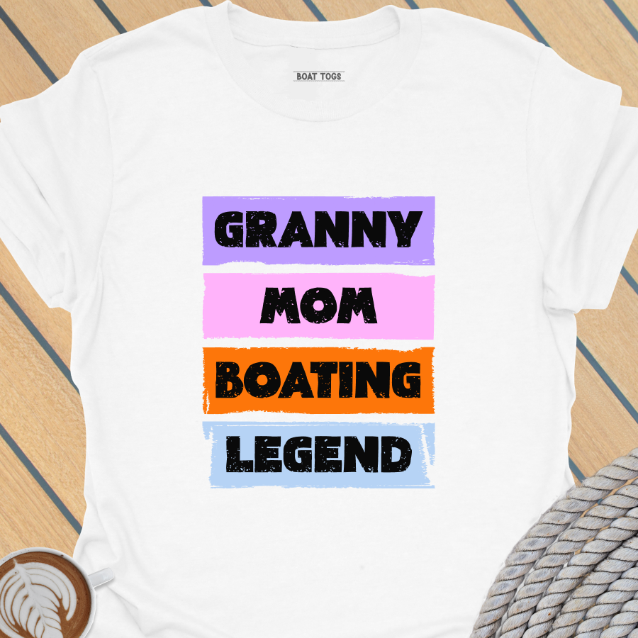 Granny Mom boat legend T-shirt