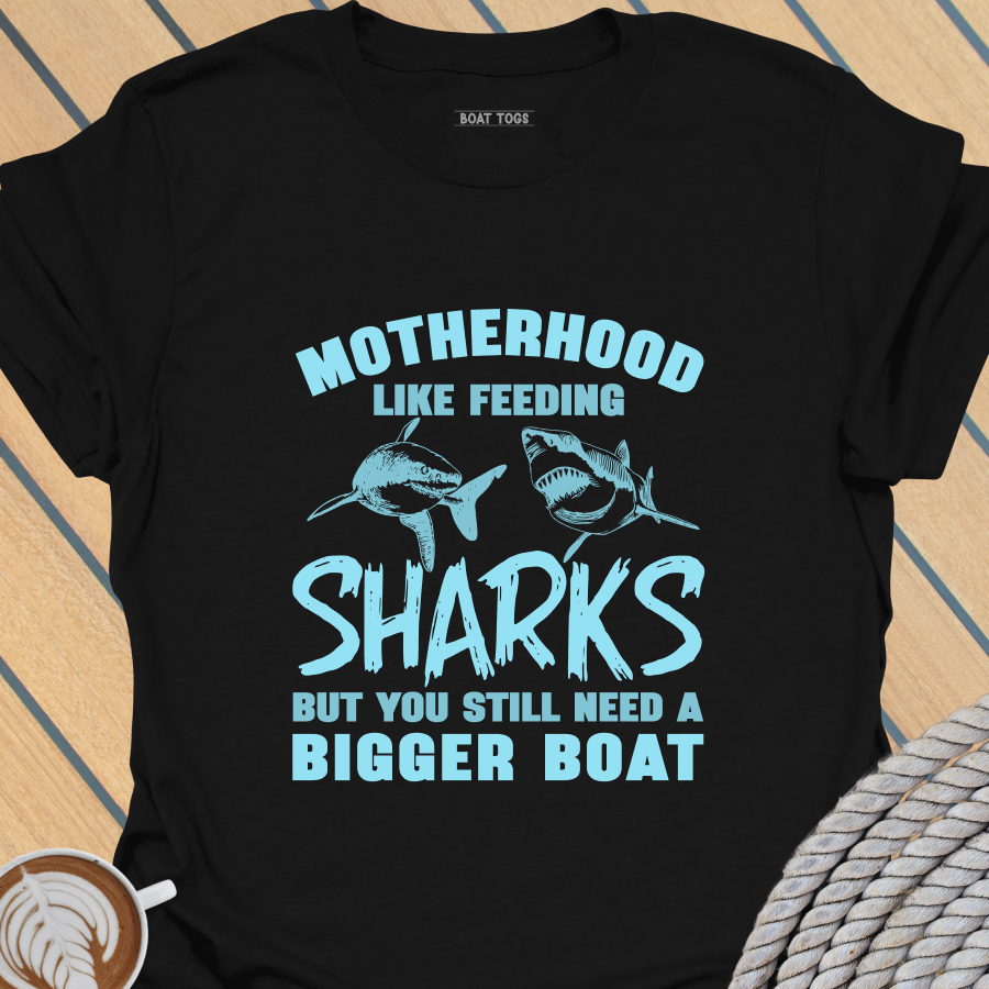 Motherhood sharks T-shirt