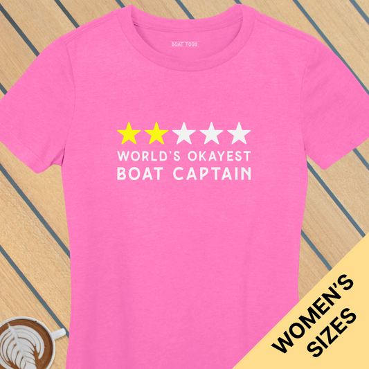 Okayest boat - Womens T-shirt
