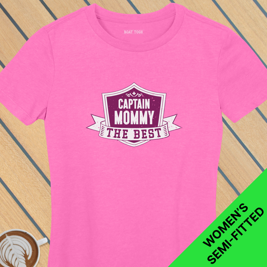 Capt Mommy shield - Womens T-shirt