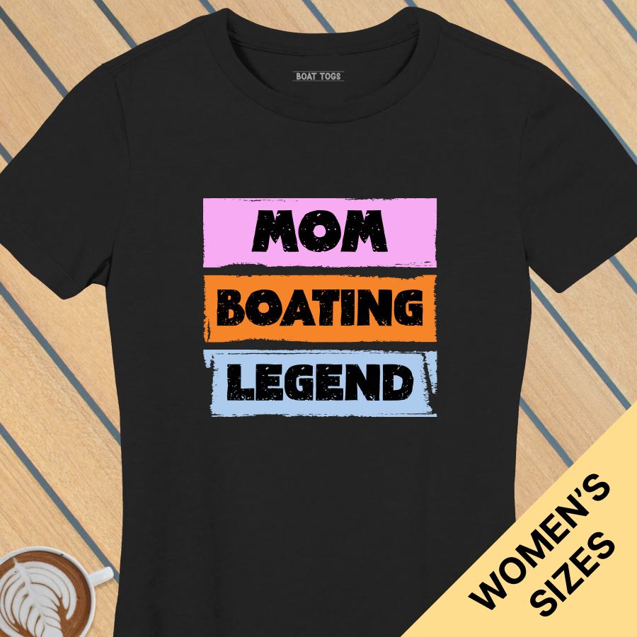 Mom boat legend - Womens T-shirt