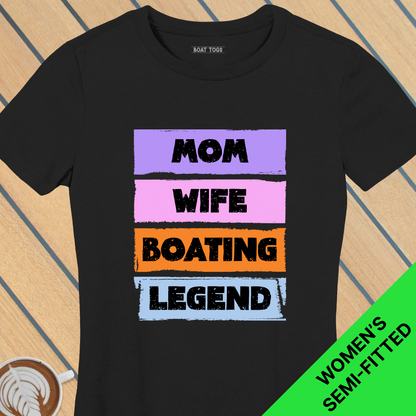 Mom wife legend - Womens T-shirt