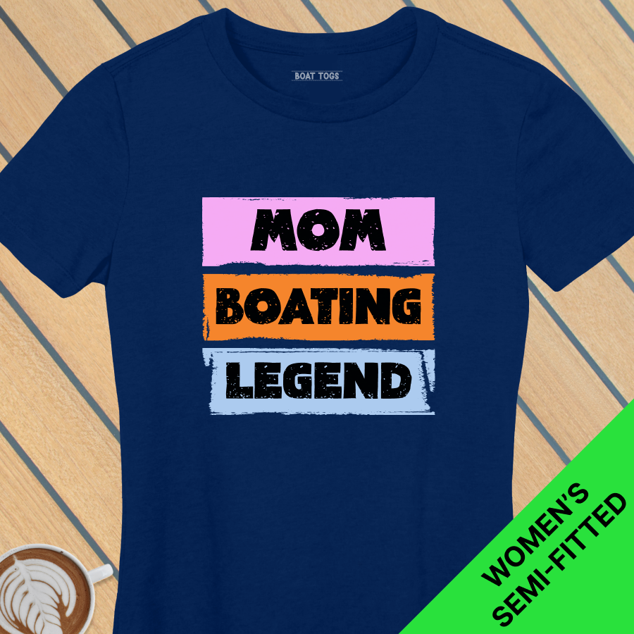 Mom boat legend - Womens T-shirt