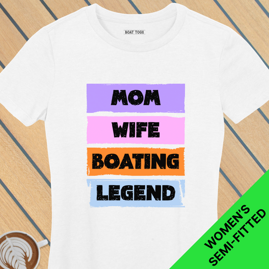 Mom wife legend - Womens T-shirt