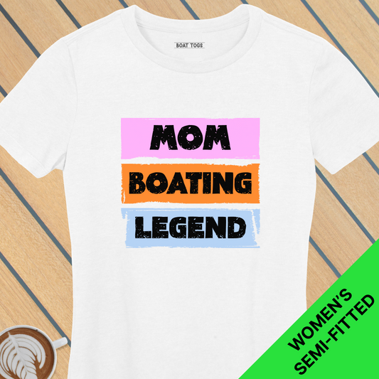 Mom boat legend - Womens T-shirt