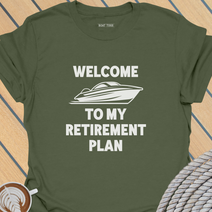 Retirement plan - sports T-shirt