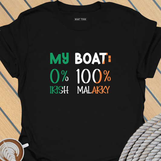 St Patricks - Percent malarky T-shirt