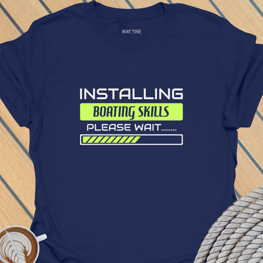 Installing boating skills T-shirt
