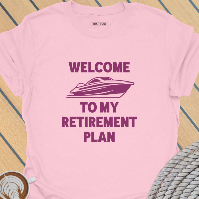 Retirement plan - sports T-shirt