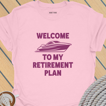 Retirement plan - sports T-shirt