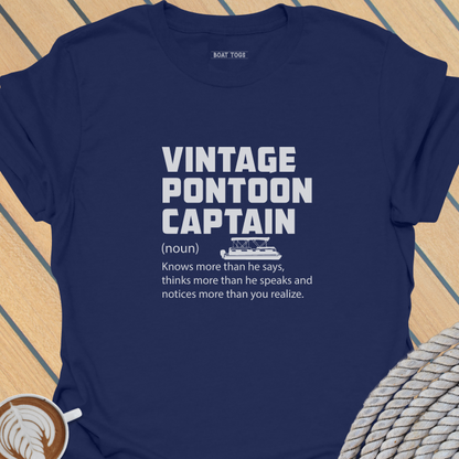 Vintage pontoon captain defn T-shirt
