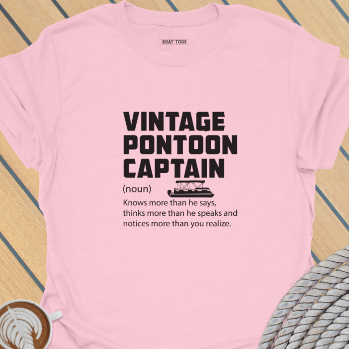 Vintage pontoon captain defn T-shirt