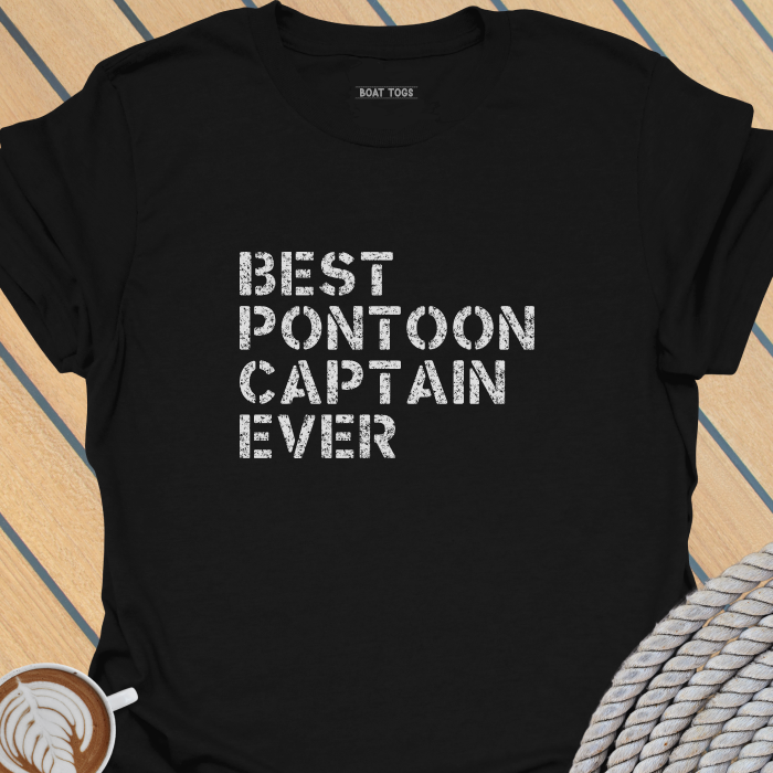 Best pontoon captain ever T-shirt