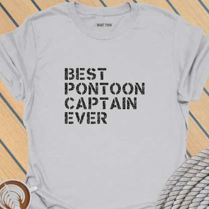 Best pontoon captain ever T-shirt