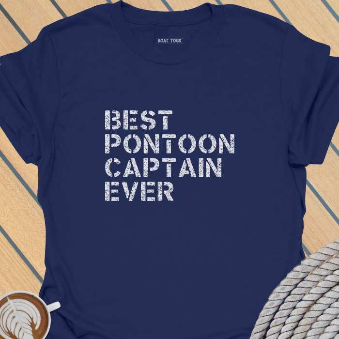 Best pontoon captain ever T-shirt