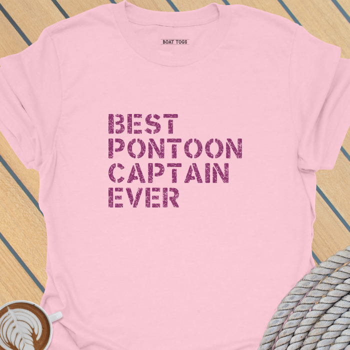 Best pontoon captain ever T-shirt