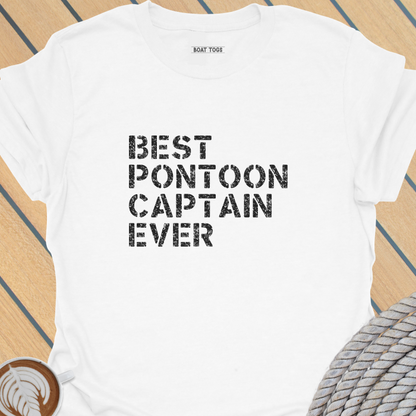 Best pontoon captain ever T-shirt