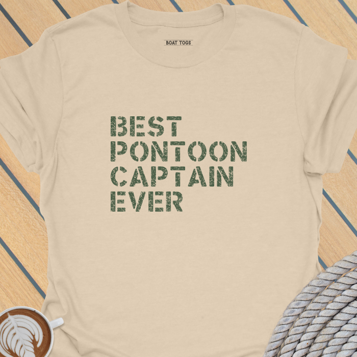 Best pontoon captain ever T-shirt