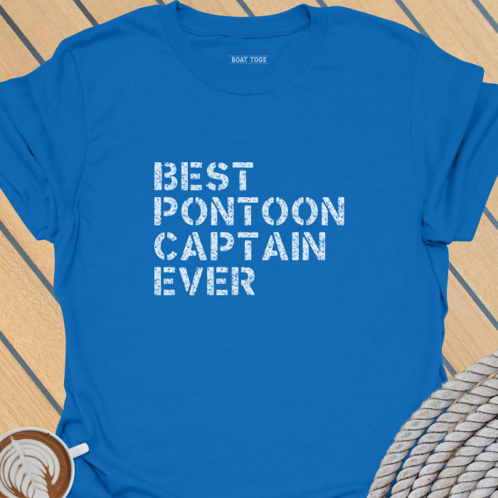 Best pontoon captain ever T-shirt