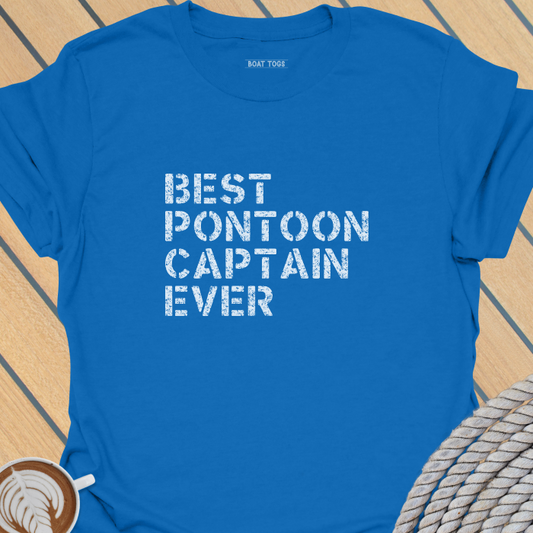 Best pontoon captain ever T-shirt